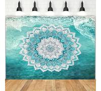 Blue and white wall canvas universal holiday decorations durable polyester suitable for all seasons 350x240CM