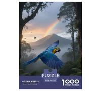 Blue-and-yellow Macaw 1000pc Puzzle Mind Sharpening For Adults Quiet Time Bird Collectible Edition 70x50cm/1000pcs