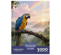 Blue-and-yellow Macaw 1000pc Puzzle Relaxing Brain Game For Adults Mindfulness Bird Perfect Giftable Puzzle 38x26cm/1000pcs