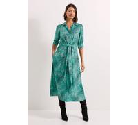 Blue Animal Midi Shirt Dress Dorothy Perkins Animal 8