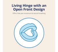 (Blue) Anti-Snoring Mouthpiece, Comfort Size #1, Single Refill, Blue,Mouth Guard