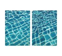 Blue Aqua Pool Water Passport Holder Personalized Passport Wallet for Women Men Travel Document Organizer Holder