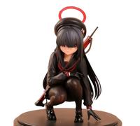 Blue Archive Justice Realization Committee Members Figure Squatting Position 1/7 Anime Game Characters PVC Desktop Ornaments Fans Gifts 6.3IN