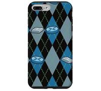 Blue Argyle Routing and Switching Network Case for iPhone 7 Plus/8 Plus