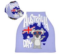 Blue Australia Koala Stretchy Baby Car Seat Cover,Canopy Nursing Covers,Soft Breathable Windproof Scarf Changepad for Winter Infant Breastfeeding Boys