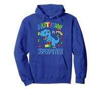 Blue Autism Is My Superpower Awareness Son Youth Toddler Boy Pullover Hoodie