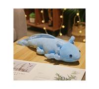 (Blue) Axolotl Cute Animal Salamander Plush Toy Hexagonal Dinosaur Soft Doll Kid Gift