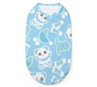Blue, Background, Cartoon Full Moon Dog Shirts Summer Pet T Shirts Soft Sleeveless Tank Top Pet Clothes for Small Puppy and Cats M