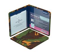 Blue Badge Company Army Camo Hologram-Safe Disabled Parking Permit Holder and Timer Wallet
