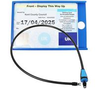 Blue Badge Disabled Holder Guard Parking Security Anti Theft Lock Wallet Purse