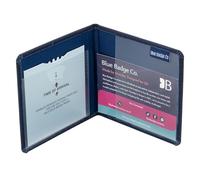 Blue Badge Permit Cover in Navy with Radar Key for Disabled Toilet, Hologram Safe Design, Free Timer Clock and Just Can't Wait Card Included, Fits New Badge