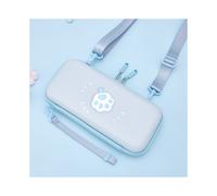 (blue- bag) Cute Cat Paw Travel Carrying Case for Nintendo Switch Pink Hard Bag Cover Pouch Switch OLED Portable Protective Accessories