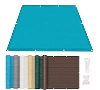 Blue Balcony Sail Canopy 85 x 1000 cm Wind Protection for Patio & Garden Breathable Fabric with Eyelets & Cord Perfect for Outdoor Spaces