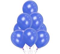 Blue Balloons 10 Pack, Large 12 Inch Thick Latex Biodegradable Helium Party Balloons for Birthday, Wedding, Baby Shower, Valentine's Day Events Decoration for Balloon Arch Garland