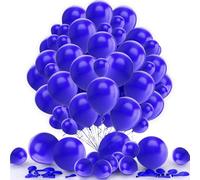 Blue Balloons 12 Inch Blue Latex Balloon 50 Pack Round Party Ballons for Birthday Graduation Baby Shower Baseball Nautical Gender Reveal Wedding Party Decorations