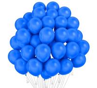 Blue Balloons 60PCS 12 Inch Royal Blue Balloon Arch Kit Latex Balloons for Weddings Birthday Retirement Gender Reveal Graduation Engagement Baby Shower Bridal Shower Nautical Party Decorations