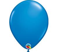 Blue Balloons Qualtex pack of 6 balloons, 11 inch balloon