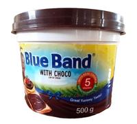 Blue Band Margarine with Choco 500g Low Fat Spread, Vegetable Oil Based, Cholesterol-Free
