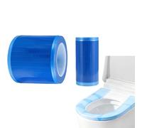 Blue Barrier Film,Travel Dirt Prevention Barrier Tape,Portable Travel Toilet Barrier Tape for Public Toilets Hospital Hotel，266 Sheets for Door Knob, Faucet Handle & Light SwitchBarrier Film