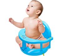 (Blue) Bath Seat for , Foldable Non-Slip Baby Bath Chair, Bath Seat with Suction Cups, Baby Bath Chair, Toddler Bath Seat, Baby Bath Seat for 6-18 Months