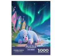 Blue Bay Shepherd Dog 1000 Piece Puzzle Games for Adults Educational Games Jigsaw Puzzle Pet Dog Home Decoration for The Whole Family 38x26cm/1000pcs