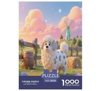 Blue Bay Shepherd Dog 1000 Piece Puzzle Games for Adults Fun, Challenging & Brainteasing Jigsaw Puzzle Pet Dog Home Decoration for The Whole Family 38x26cm/1000pcs