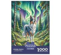 Blue Bay Shepherd Dog 1000 Piece Puzzle Games for Adults Perfect for Relaxation Jigsaw Puzzle Pet Dog Home Decoration for The Whole Family 38x26cm/1000pcs