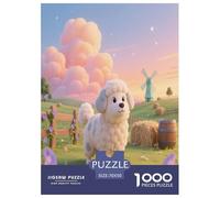 Blue Bay Shepherd Dog 1000 Piece Puzzle Games for Adults with Extra Fun Challenges Jigsaw Puzzle Pet Dog Home Decors for The Whole Family 70x50cm/1000pcs