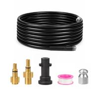 BLUE BAZAAR 1PC 10M Black Drain Snake Unblocker 12mm Pipe Cleaner Tool