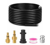 BLUE BAZAAR 1PC 15M Black Drain Snake Unblocker 12mm Pipe Cleaner Tool