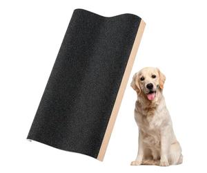 BLUE BAZAAR M-Shaped Dog Scratch Pad for Nails 43x24.5x5cm M-Shaped Dog Nail Grinder for Dog Nail Scratch Board for Large Dogs, Nail File Toy and Shorten Side Nail Easier Dog Nail Maintenance Self-Gro