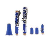Blue Bb Tone 17 Key Clarinet Bakelite Body Material With Box Reeds Cloth Screw Tool Accessories Clarinet Kit