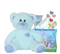 Blue Bear Plush Soft Toy - 16 inch / 40cm - Build your own Teddy Bear Making Kit