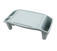 (Blue Bed Tray) GEEZY Laptop Bed Tray Sofa Table Serving Portable Breakfast Storage Desk to Eat & Work