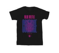 Blue Beetle Boy's Courage Cotton T-Shirt in Black | Size: 5-6 Years Blue Beetle Black 5-6 Years