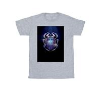 Blue Beetle Boy's Glowing Beetle T-Shirt in Grey | Size: 5-6 Years Blue Beetle Grey 5-6 Years