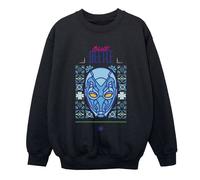 Blue Beetle Boy's Helmet Sweatshirt in Black | Size: 9 Years Blue Beetle Black 9 Years