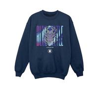 Blue Beetle Boy's Jaime Reyes Sweatshirt in Navy | Size: 9 Years Blue Beetle Navy 9 Years