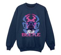 Blue Beetle Boy's Pose Sweatshirt in Black | Size: 5-6 Years Blue Beetle Black 5-6 Years