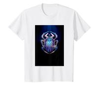 Blue Beetle Glowing Beetle T-Shirt, Youth, White, 2T