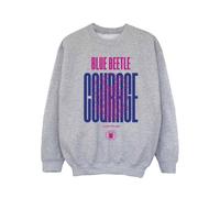Blue Beetle Men's Courage Sweatshirt in Grey | Size: Small Blue Beetle Grey S