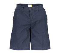 Blue Bermuda Shorts with Button and Zip, male, Timberland, Casual Shorts, Blue, W33, Shorts W33