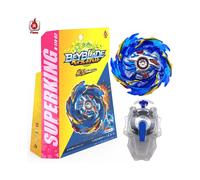 Blue Beyblade Burst B174 02SuperKing Booster Single Beyblade with Spark Launcher