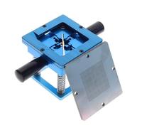 Blue BGA reballing kit 90 * 90mm BGA reballing Station with Hand Shank Gift 10/PCS BGA Universal Stencil(Package B)