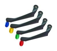 Blue Bike Hand Protector 22mm Universal Fitment Accessory | Impact-resistant alloy, stylish red design, protects levers, 22mm diameter, street bike use