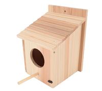 Blue Bird Wooden Bird House Outside, Wood Bird House Bluebirds Robins Hummingbirds Chickadee, Home Outdoor Hanging Wood Birdhouse Assembled