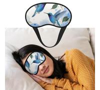 Blue Birds Eye Masks for Sleep Soft Comfort Sleep Masks with Elastic Strap Adjustable Blackout Eye Shade Covers for Women Men Travel/Sleeping