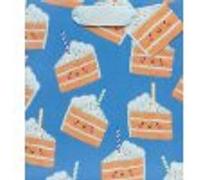 Blue Birthday Cake Large Gift Bag