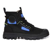 Palladium Pampa Hi Unisex Lace Up Vegan Ankle Boot In Blue Black Size UK 4 - 12