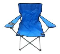 Blue & Black Lightweight Folding Camping Beach Captains Chair